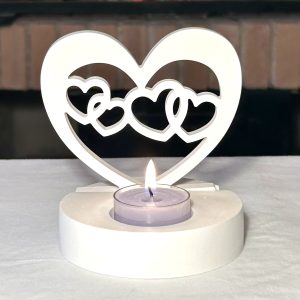 Porta velas Cuore