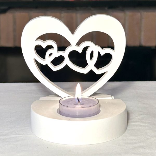 Porta velas Cuore