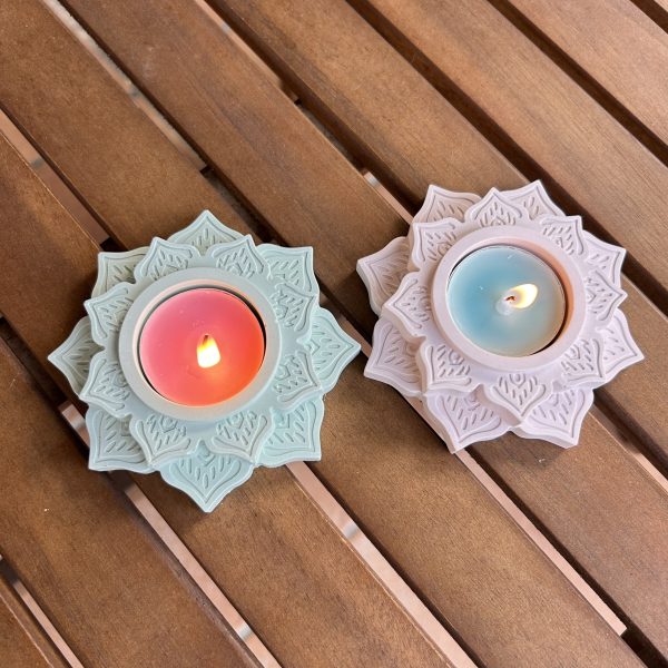 Porta velas Flor de Loto - Imagen 2